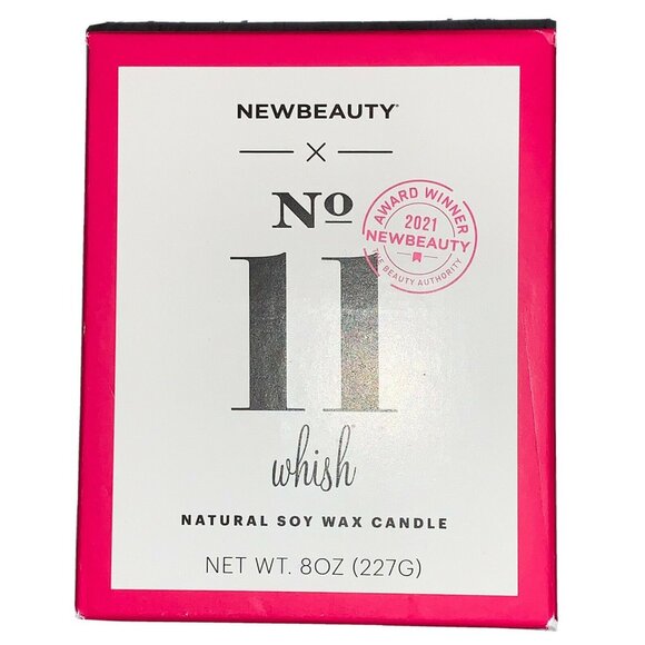 Whish x NewBeauty Soy Wax Candle 8 oz No 11 Natural Hand Poured New Beauty - Picture 2 of 2